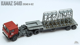 Kamaz 5410 Sattelzugmaschine + ZREMB N-162 Sattelauflieger - 1/87