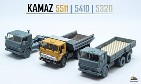 Kamaz LKW 5511 | 5410 | 5320 - 1/87