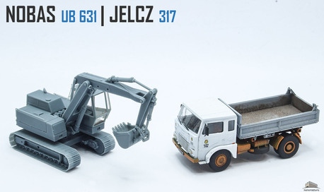 Nobas UB 631 Bagger | Jelcz 317 - 1/87 (1)